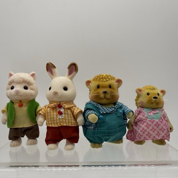 Sylvanian Families Calico Critters Lil Woodzeez Lot Mixed Rabbit Sheep Cat More - Picture 3 of 7